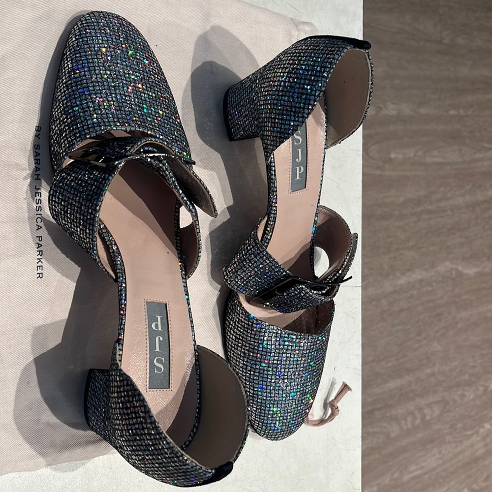 SJP by Sarah Jessica Parker Women’s Anahita Block Heel Sz 39 US 8.5